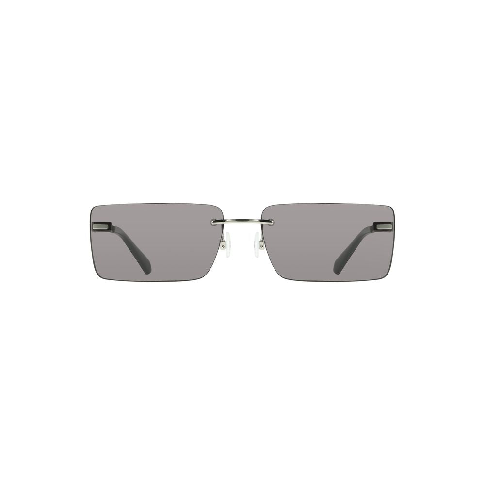 Calvin Klein Black Metal Dames Zonnebril