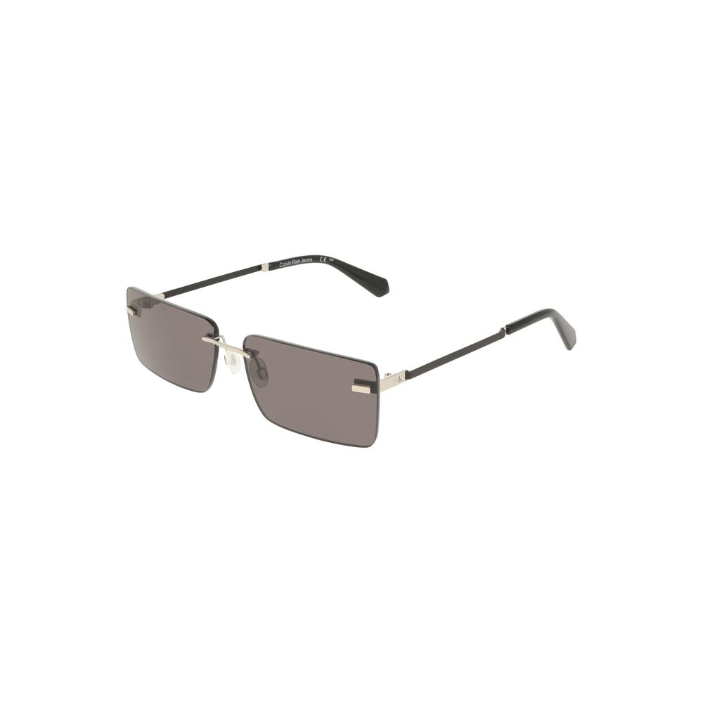 Calvin Klein Black Metal Dames Zonnebril