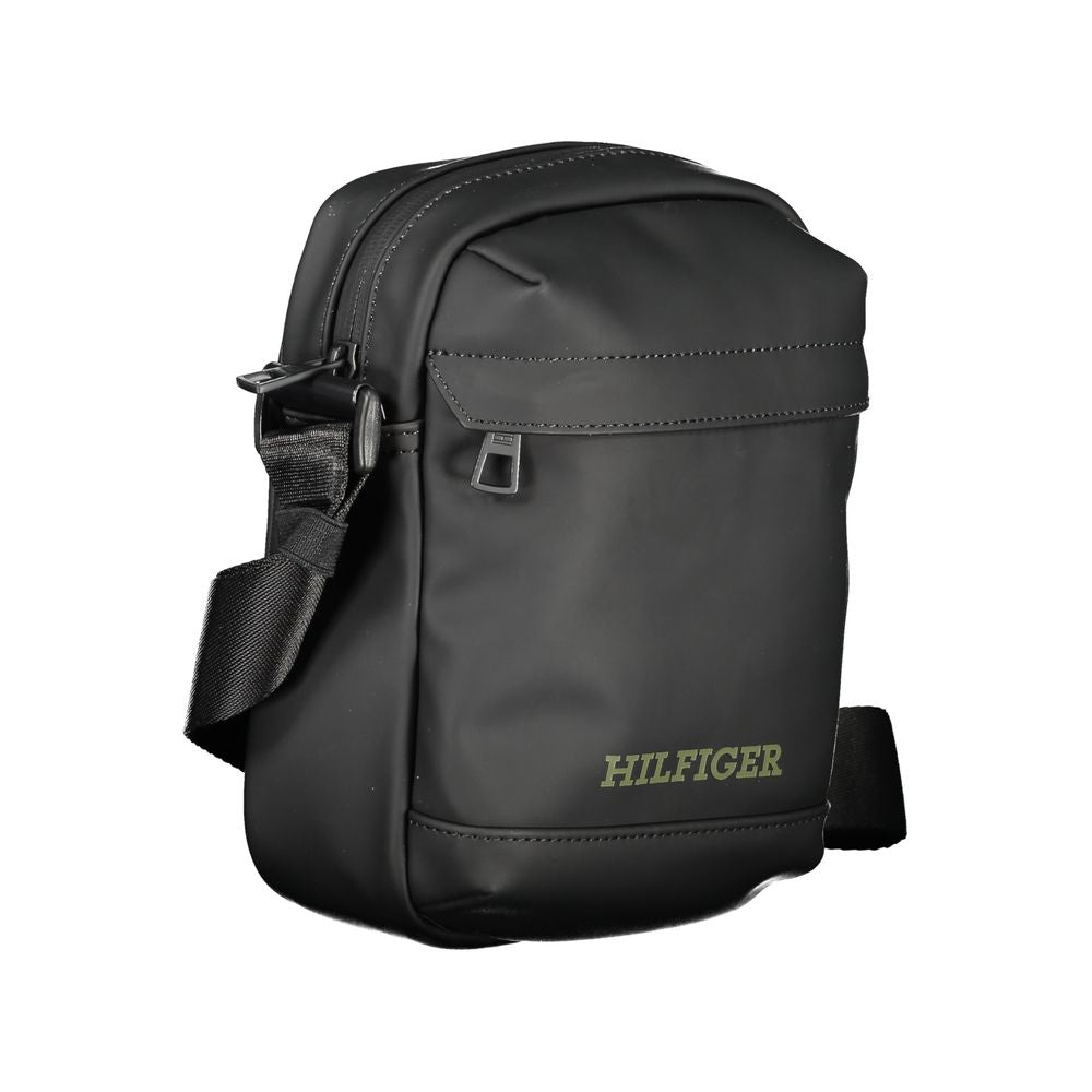 Tommy Hilfiger Zwarte Polyethyleen Schoudertas