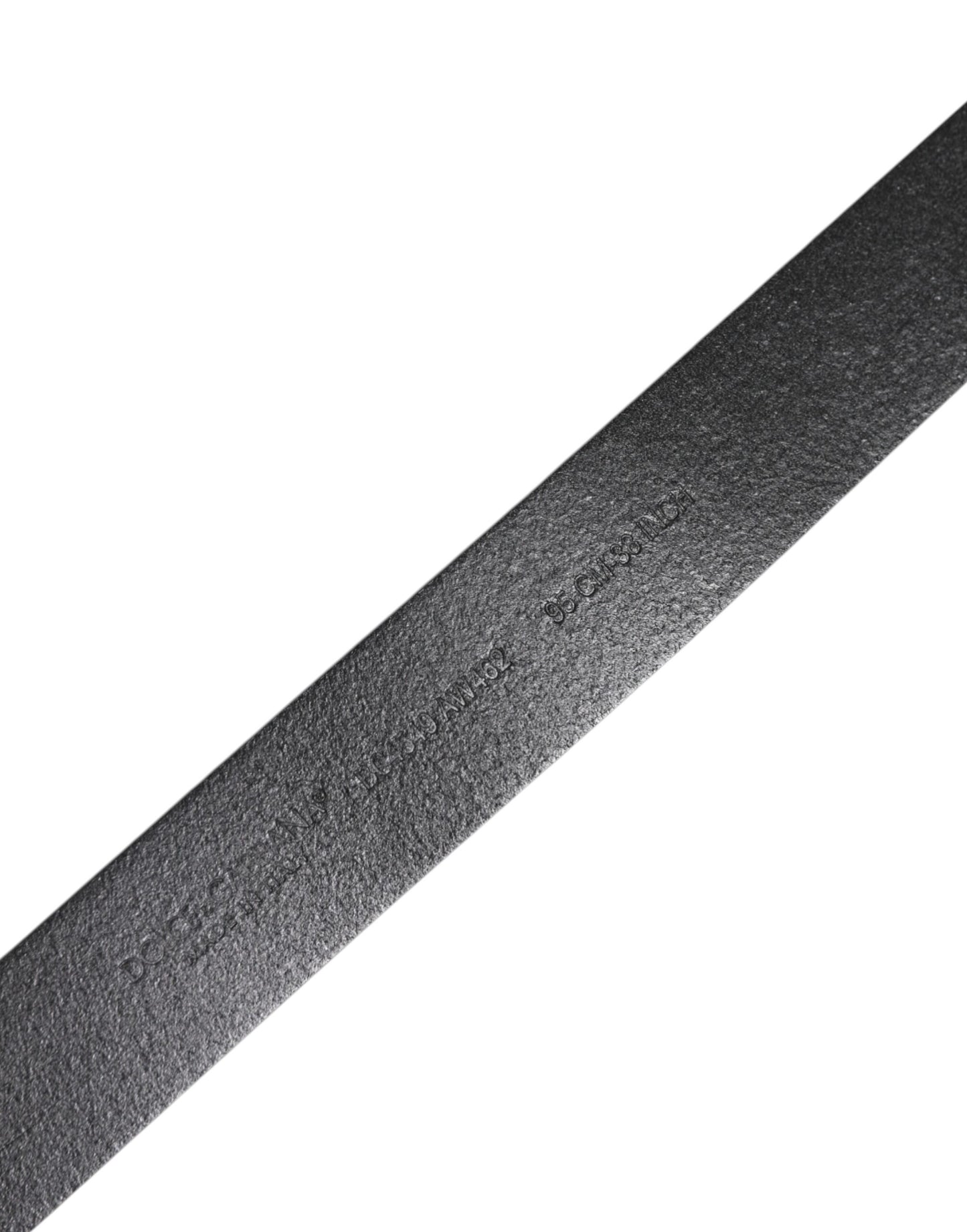 Dolce & Gabbana Zwarte Klassieke Leren Riem met Metalen Gesp