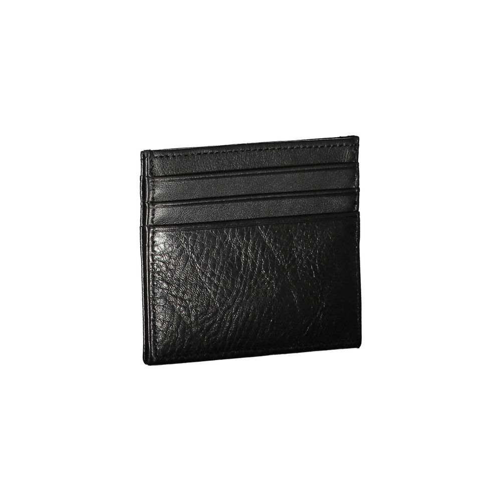 Portefeuille homme en cuir noir Tommy Hilfiger