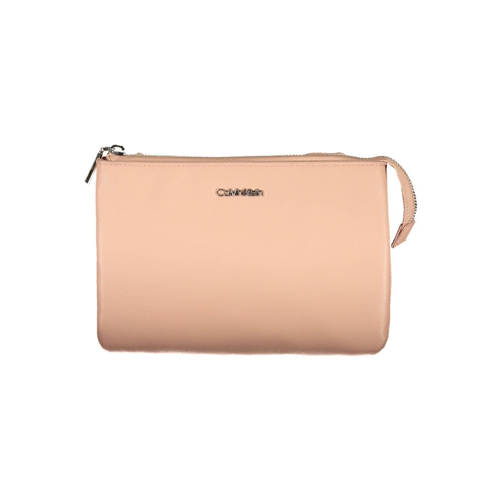 Sac à main femme Calvin Klein en polyester rose