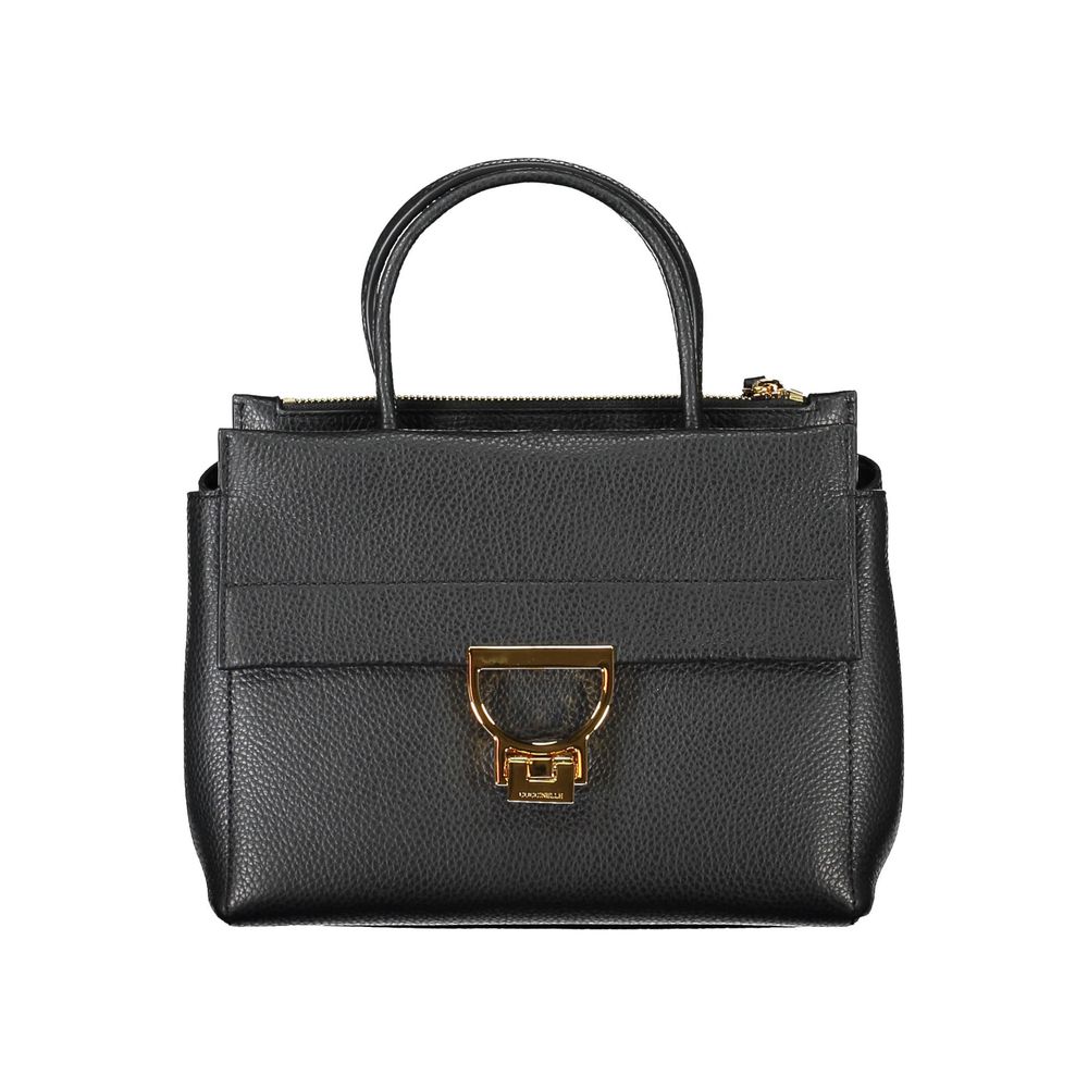 Sac à main Coccinelle en cuir noir pour femme