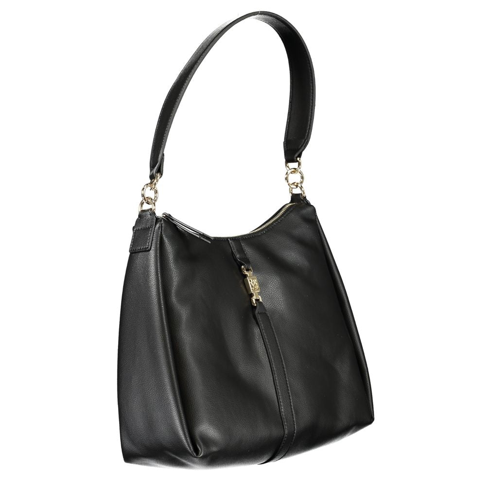 Tommy Hilfiger Zwarte Polyester Handtas