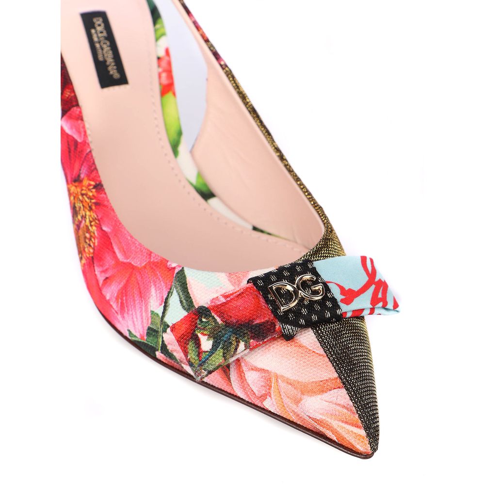 Sandale en polyester multicolore de Dolce & Gabbana