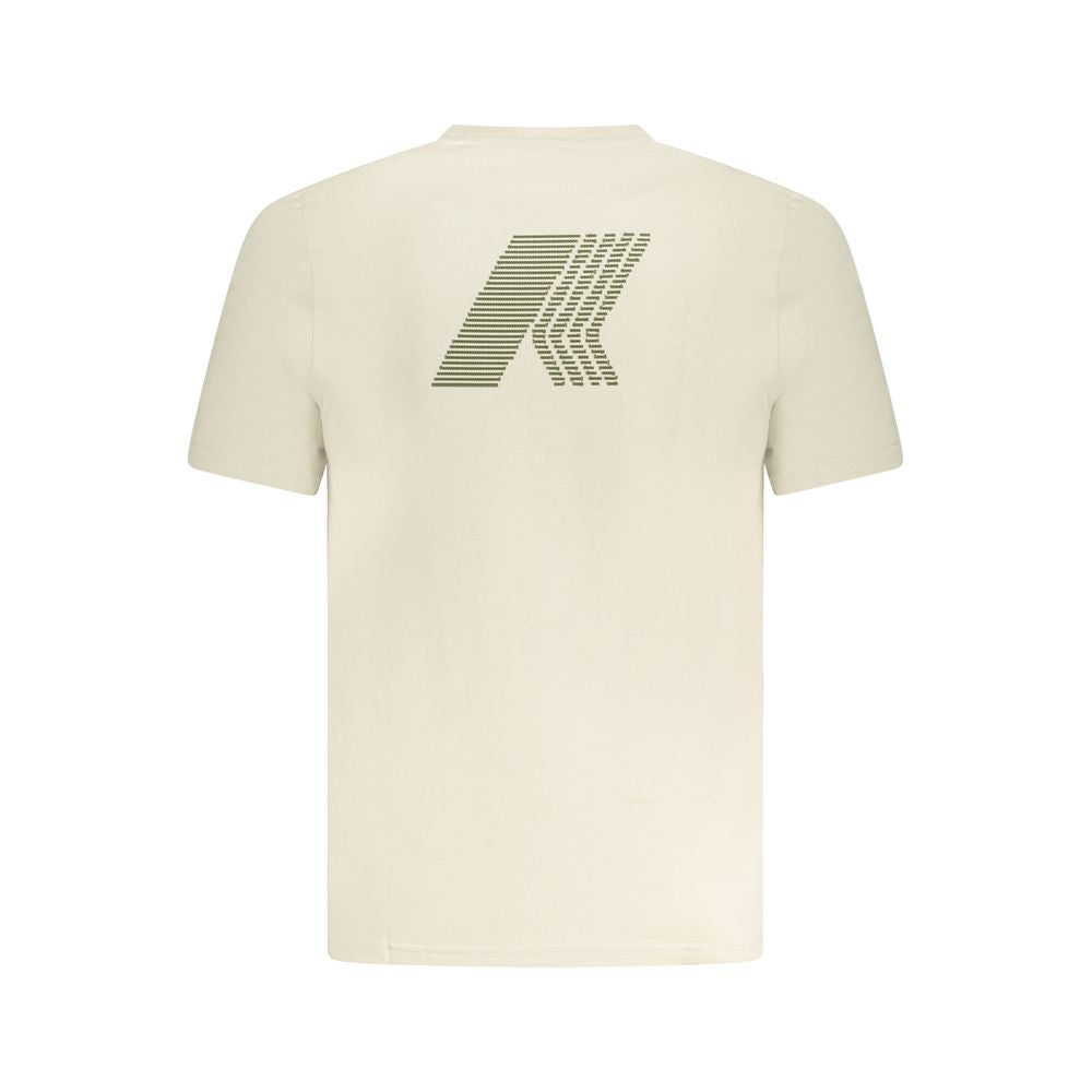 T-shirt en coton beige K-WAY