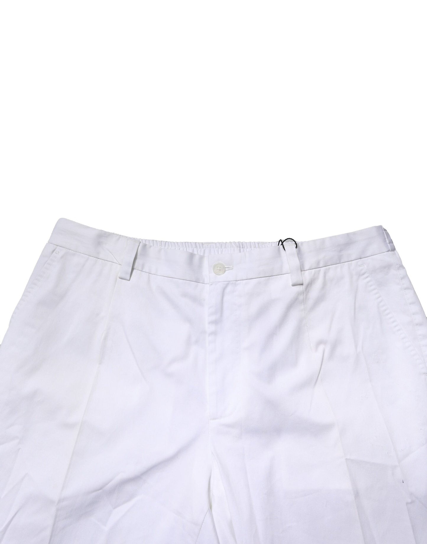 Robe blanche en coton, pantalon tailleur slim formel Dolce & Gabbana