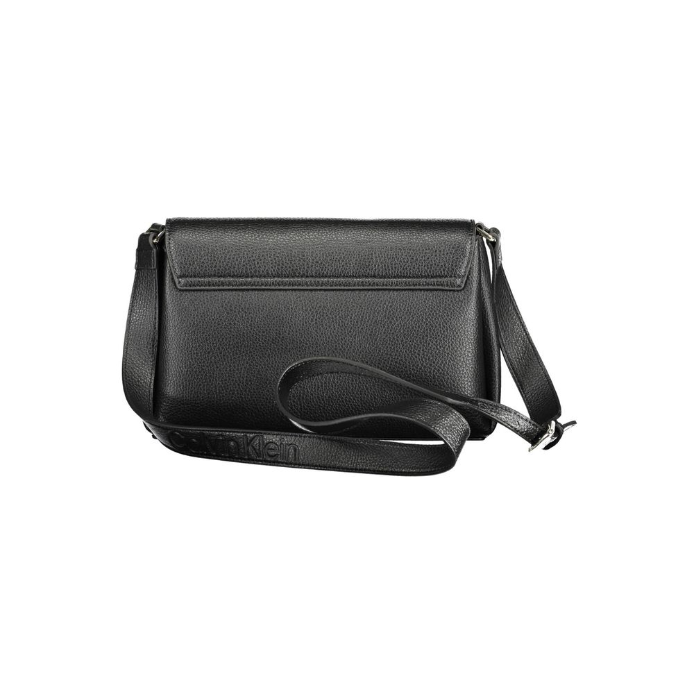 Calvin Klein Zwarte Polyester Dames Handtas