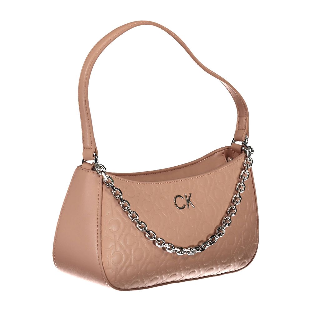 Sac à main femme Calvin Klein en polyester rose