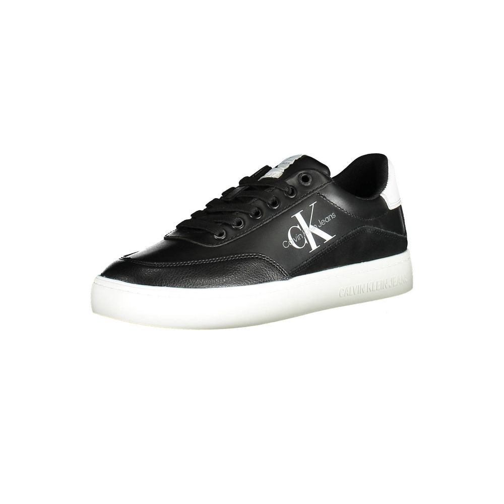 Sneaker en cuir noir pour femme de Calvin Klein