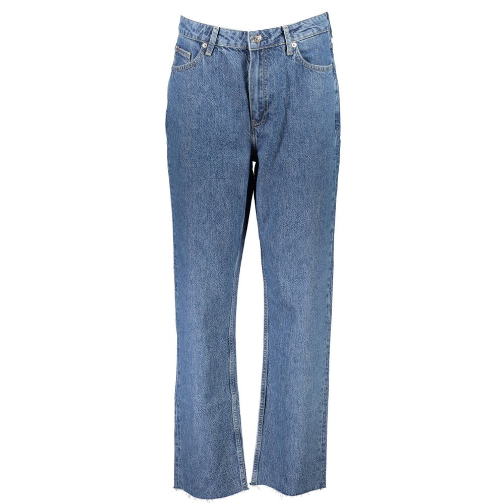 Jeans en coton bleu Tommy Hilfiger pour femme