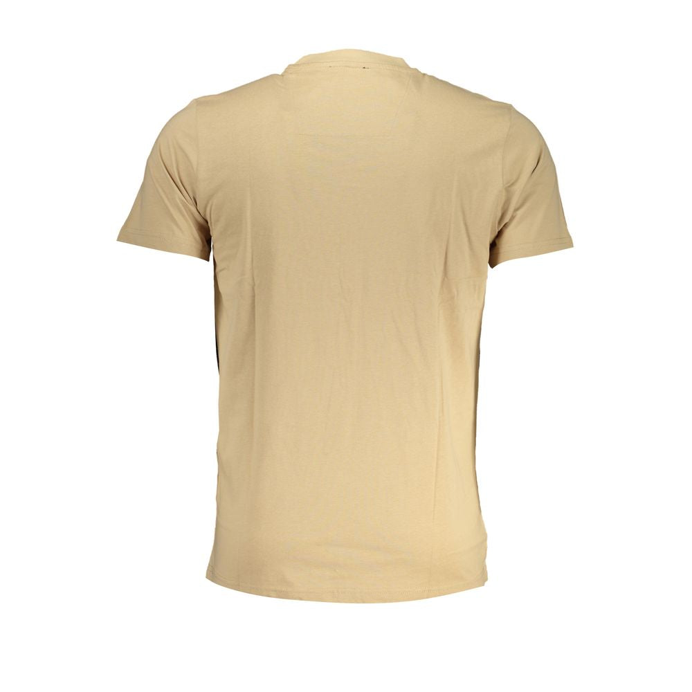 Cavalli Class Beigekleurig Katoenen T-Shirt