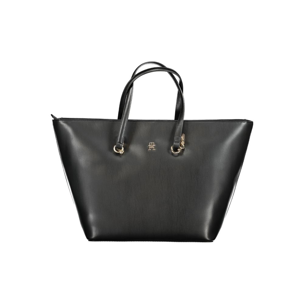 Tommy Hilfiger Zwarte Polyethyleen Handtas