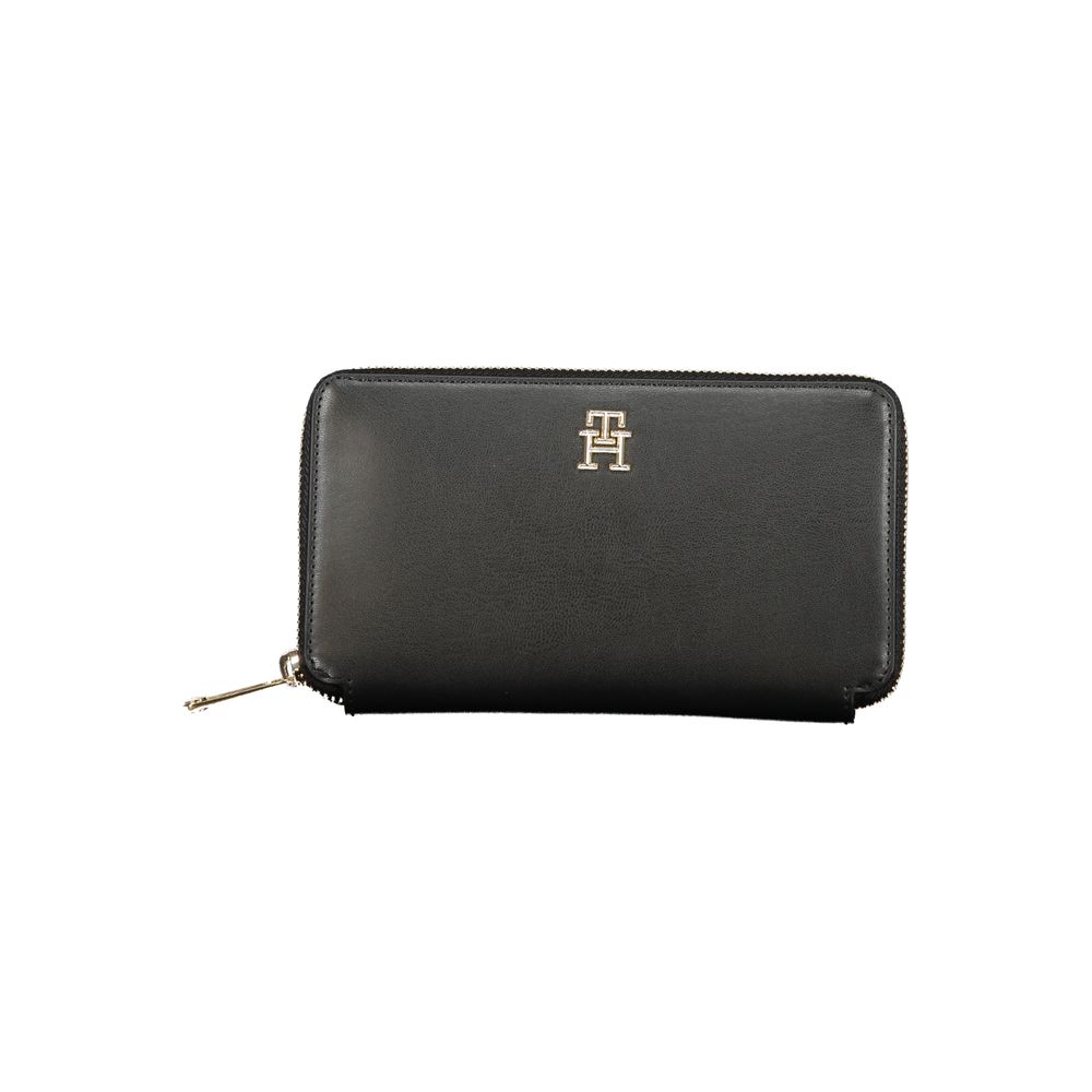 Tommy Hilfiger Zwarte Polyethyleen Portemonnee