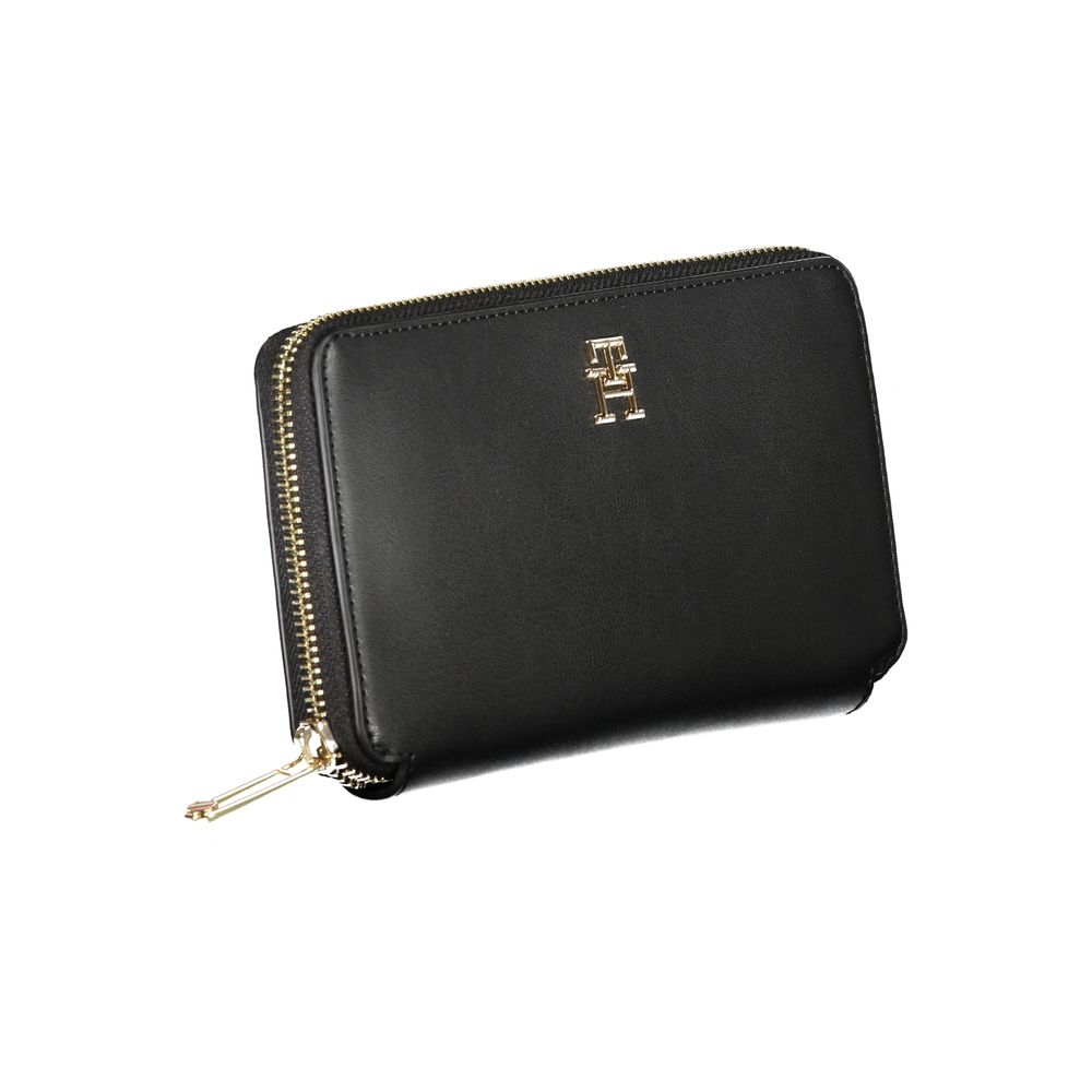 Tommy Hilfiger Zwarte Polyethyleen Portemonnee