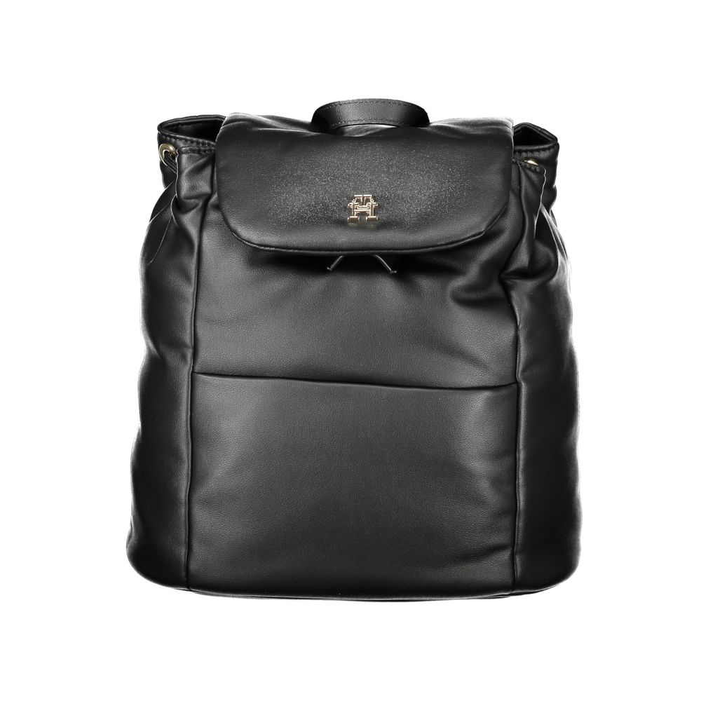 Tommy Hilfiger Zwarte Polyester Dames Rugzak