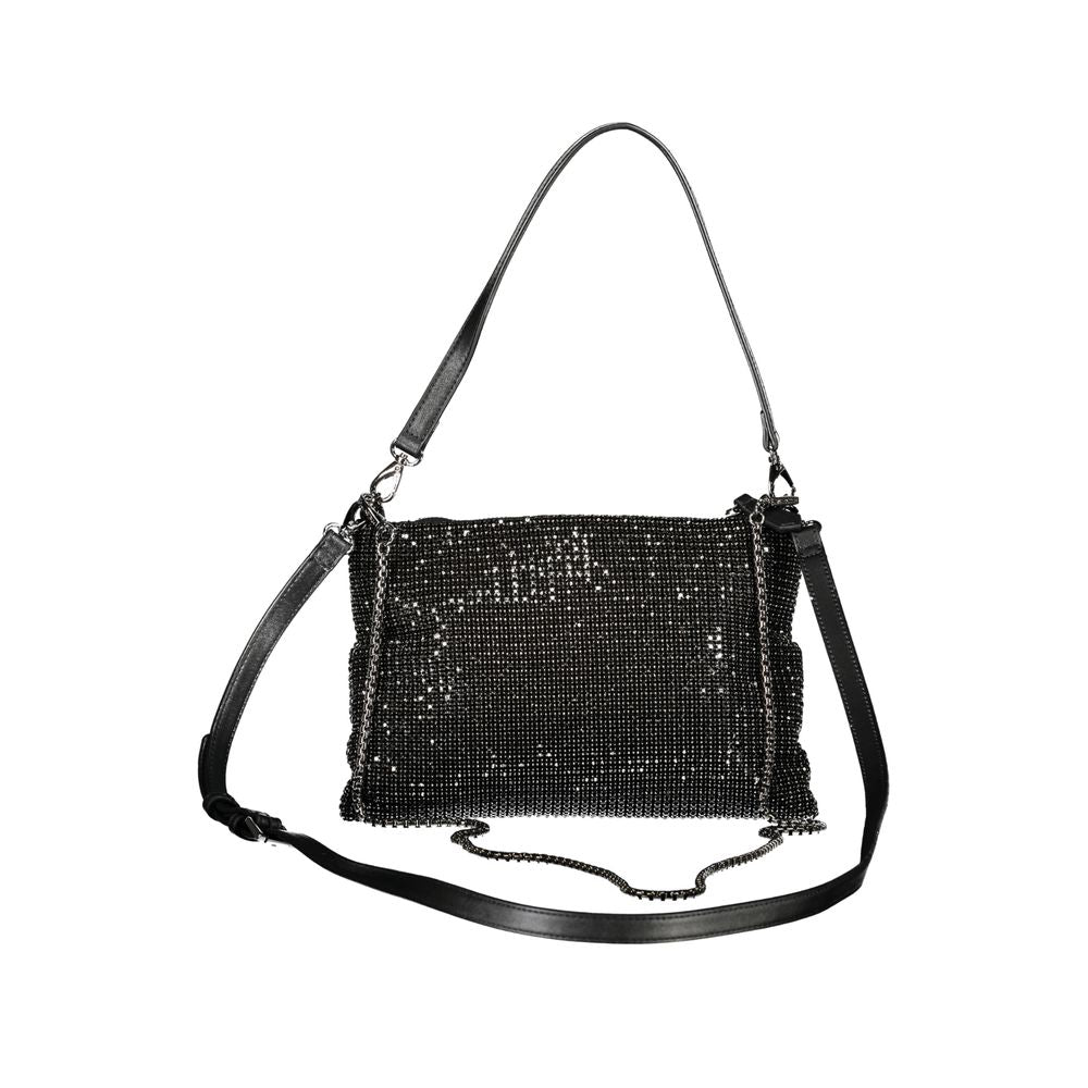 Sac à main Mario Valentino en polyester noir pour femme avec détails en strass