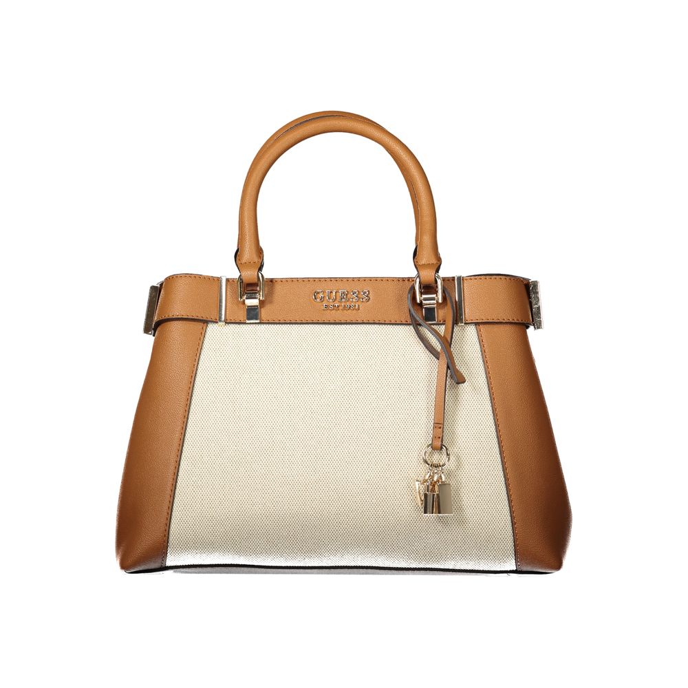 Sac à main Guess Jeans en coton marron pour femme