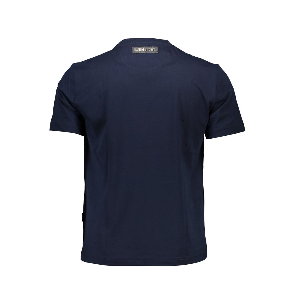 T-shirt homme en coton bleu Plein Sport
