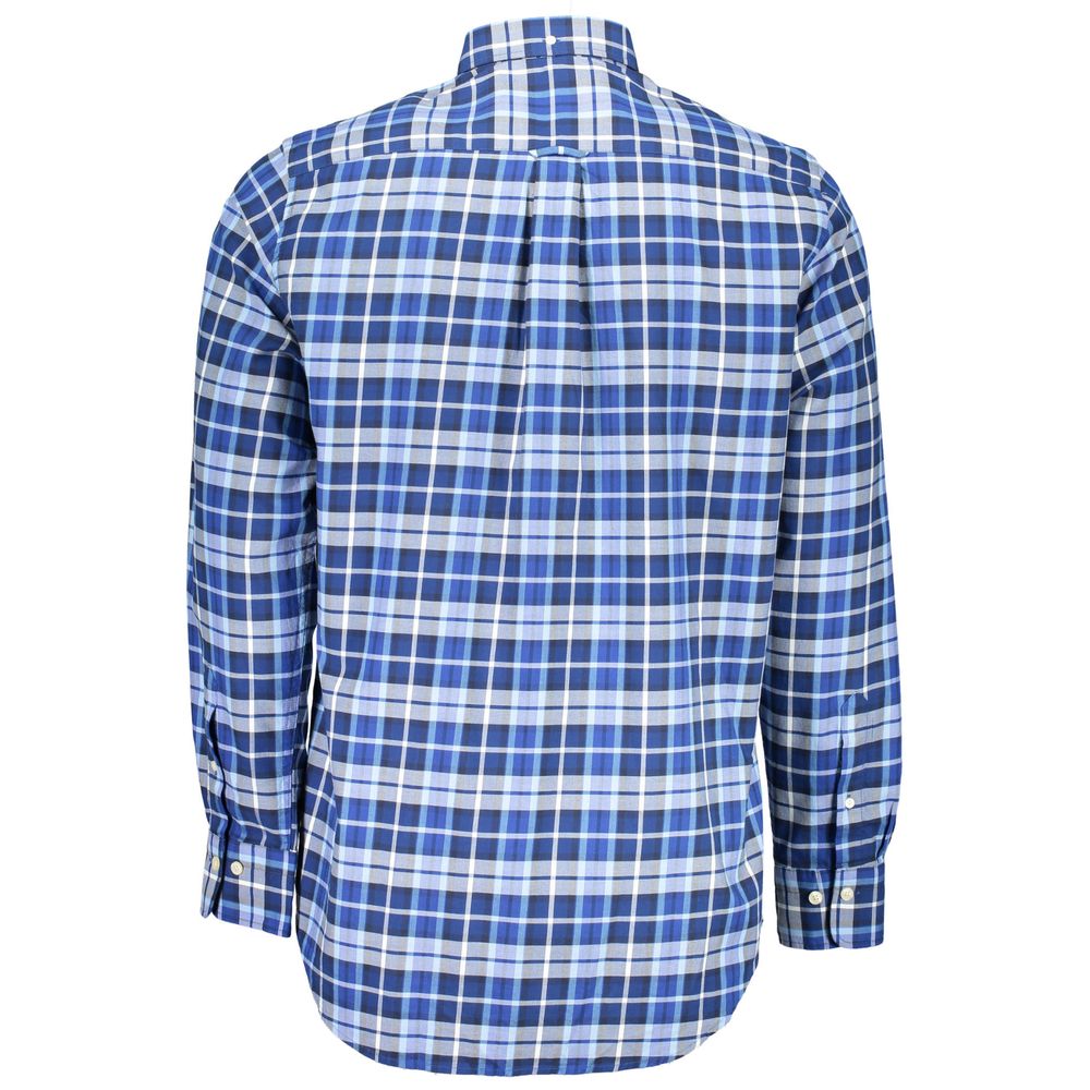 Gant blauw katoenen herenshirt