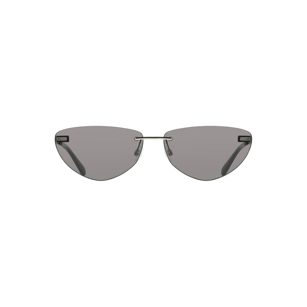 Calvin Klein Black Metal Dames Zonnebril