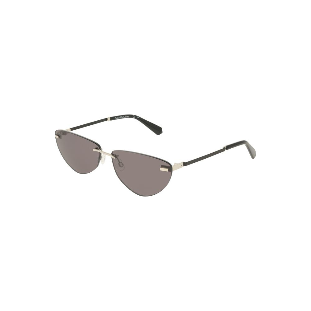 Calvin Klein Black Metal Dames Zonnebril