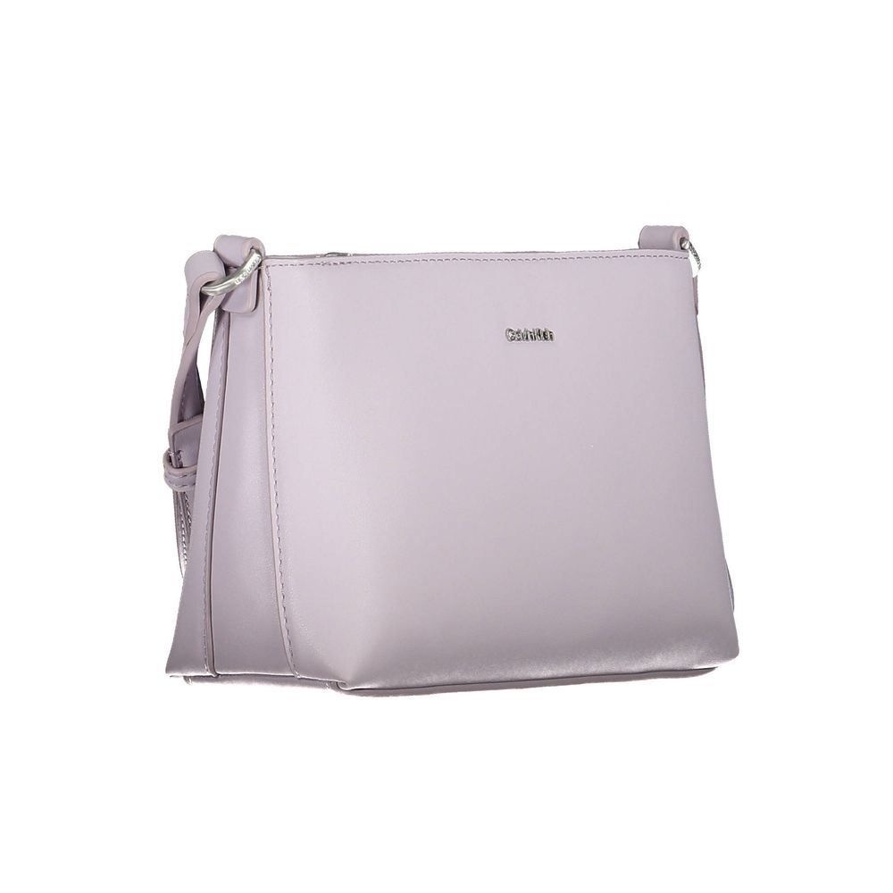 Sac à main en polyester violet Calvin Klein