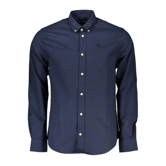 North Sails blauw katoenen herenshirt