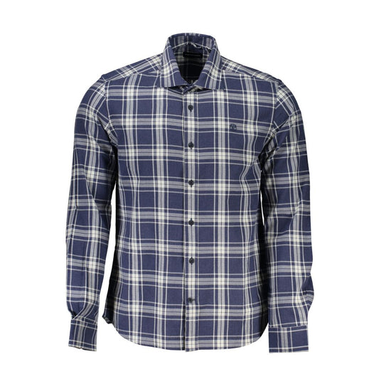 North Sails blauw katoenen herenshirt