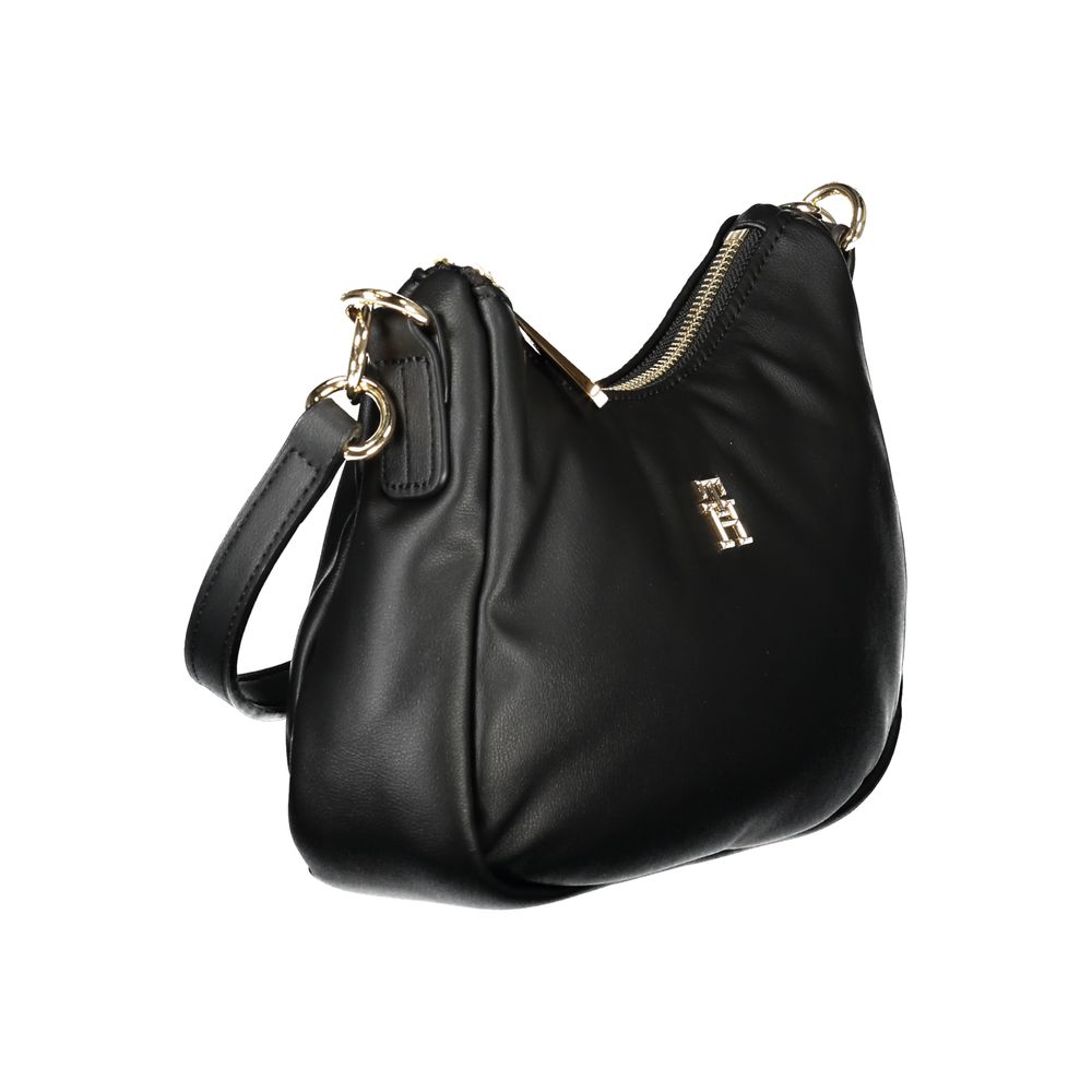 Tommy Hilfiger Zwarte Polyester Dames Handtas