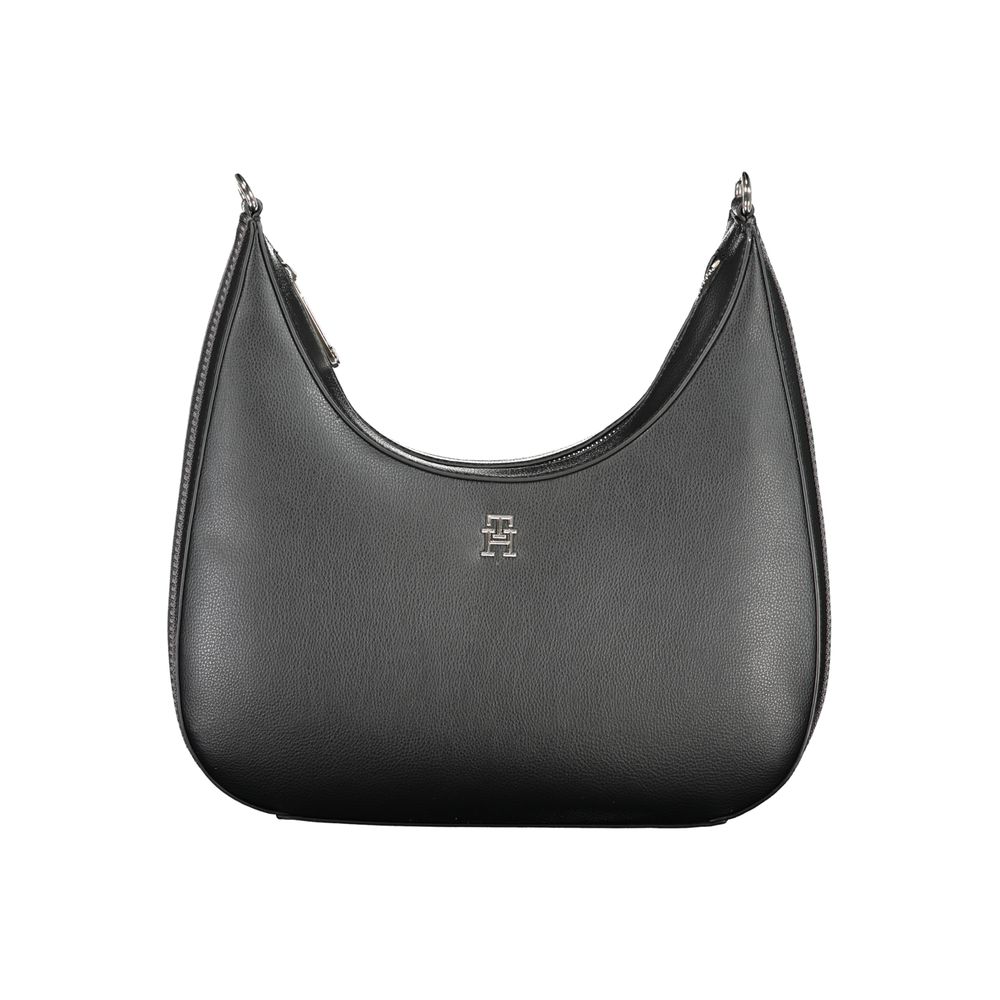 Tommy Hilfiger Zwarte Polyester Handtas