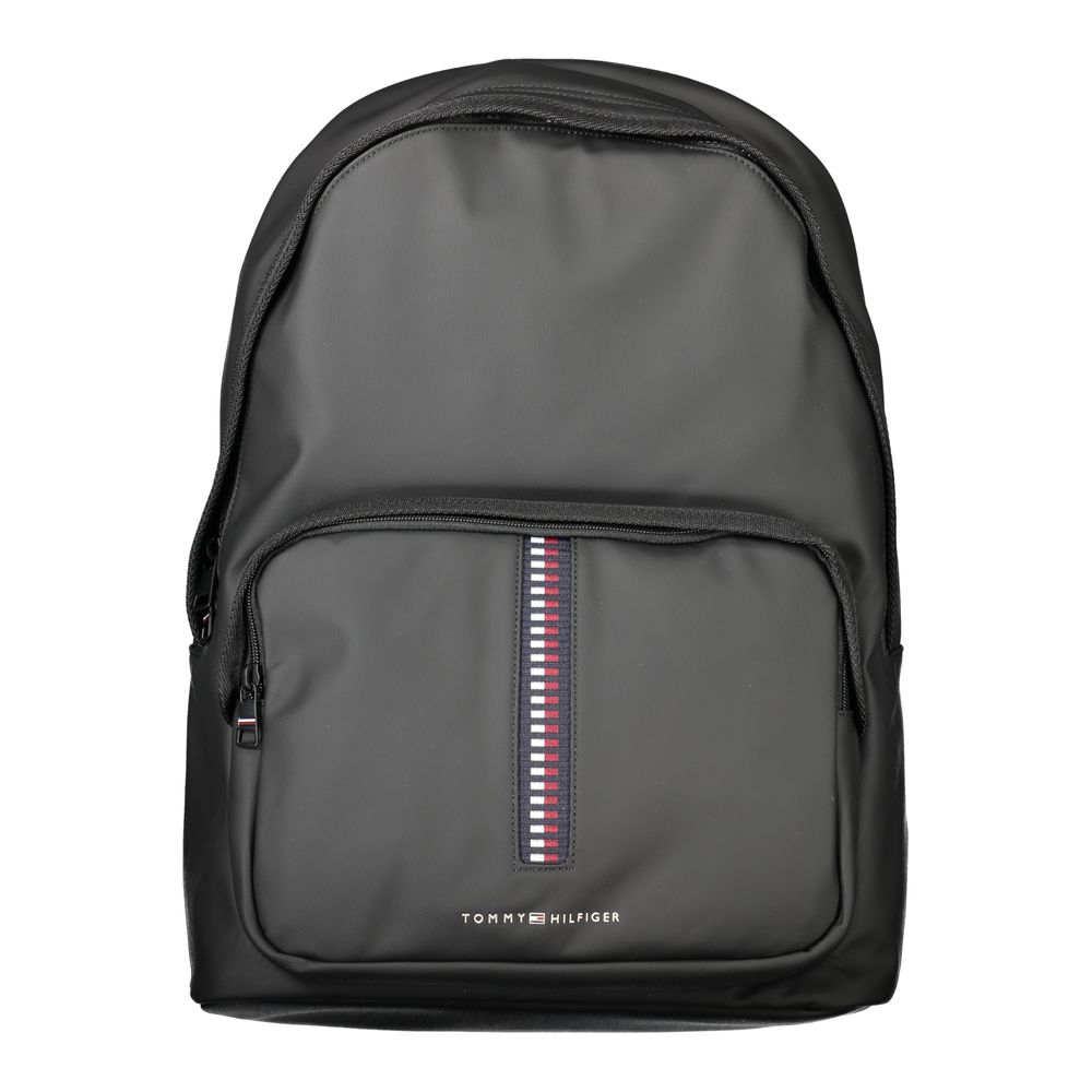 Tommy Hilfiger Zwarte Polyethyleen Herenrugzak