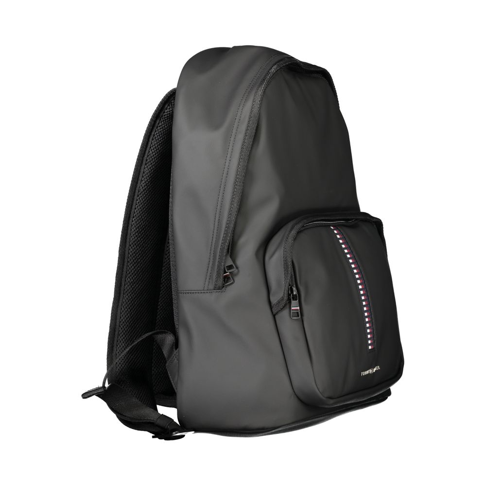 Tommy Hilfiger Zwarte Polyethyleen Herenrugzak