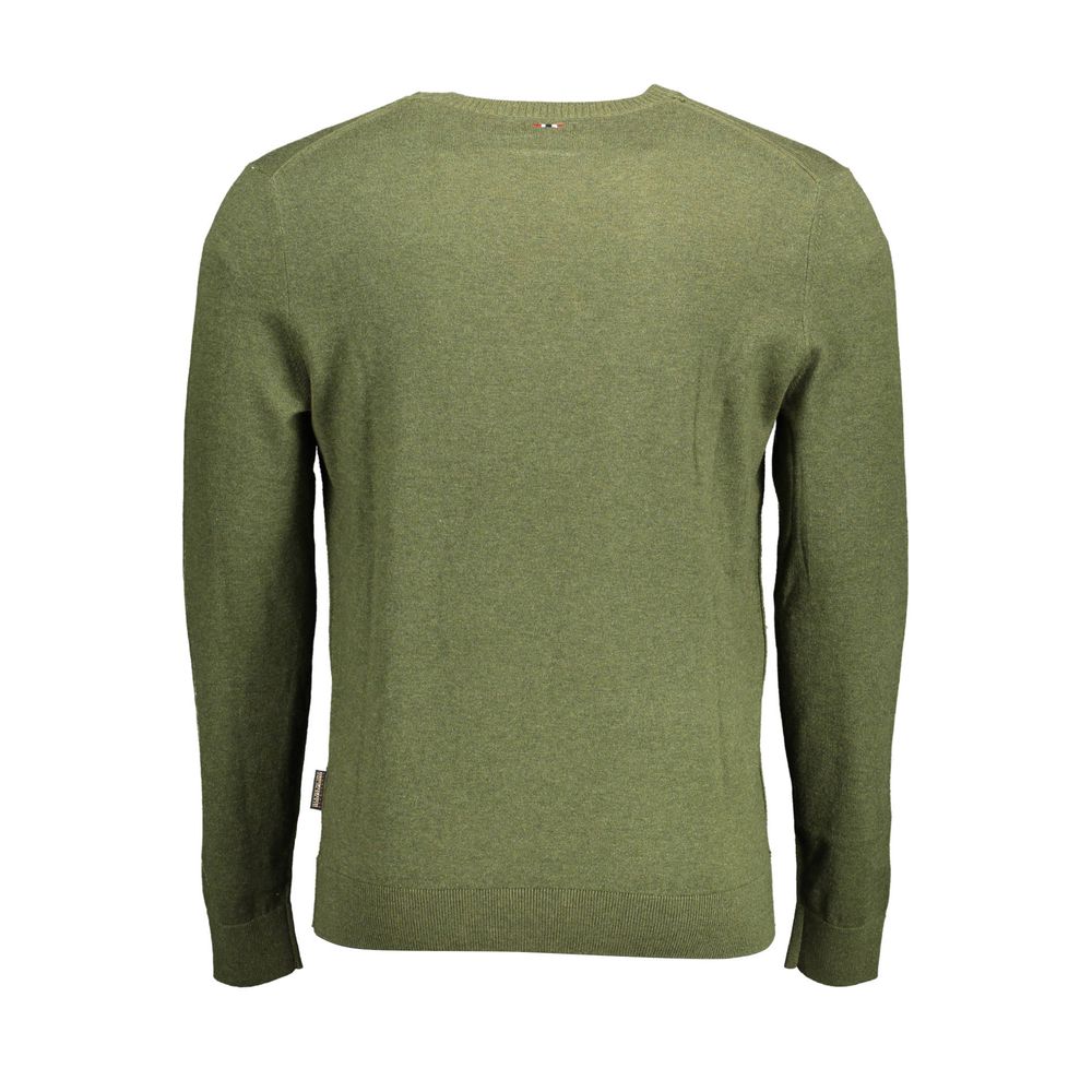 Pull en coton vert Napapijri pour homme