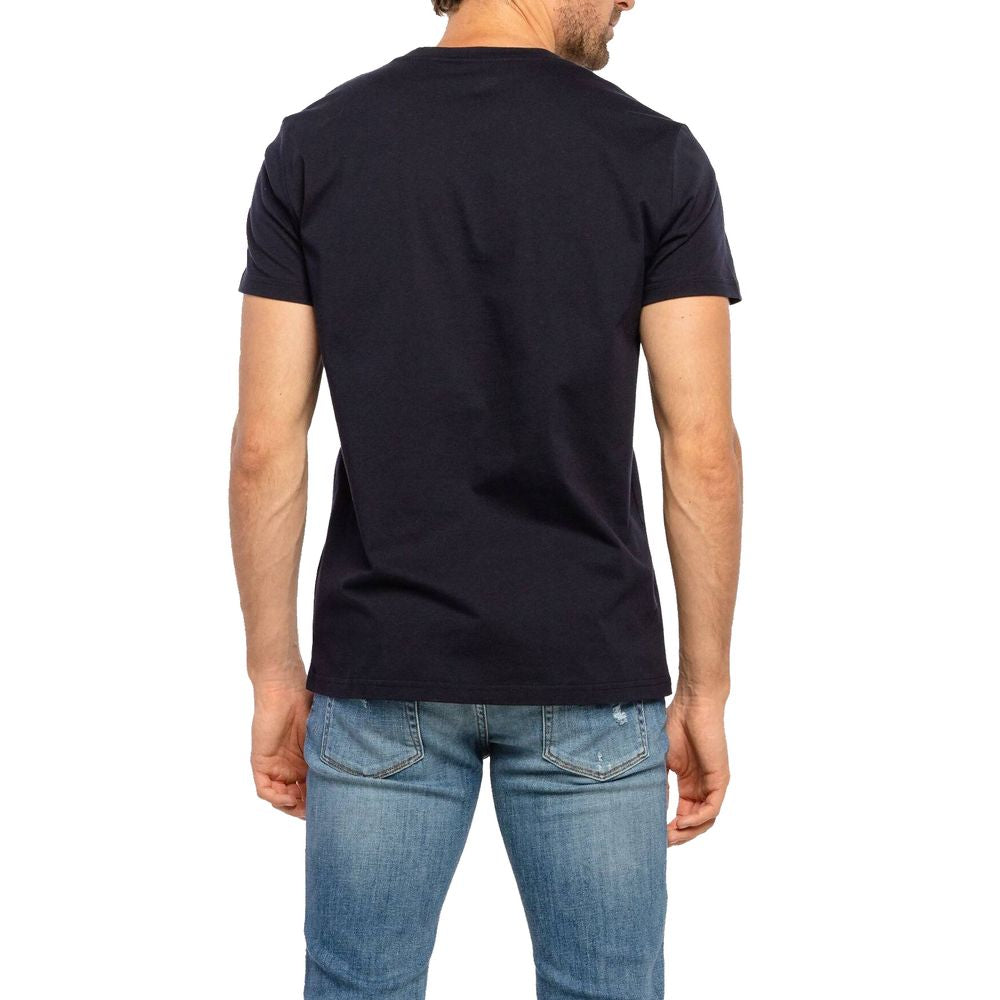 T-shirt en coton bleu Balmain