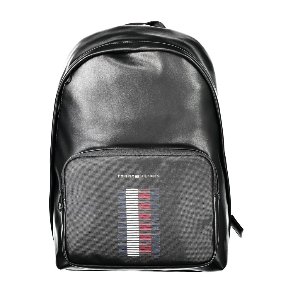 Tommy Hilfiger Zwarte Polyethyleen Herenrugzak
