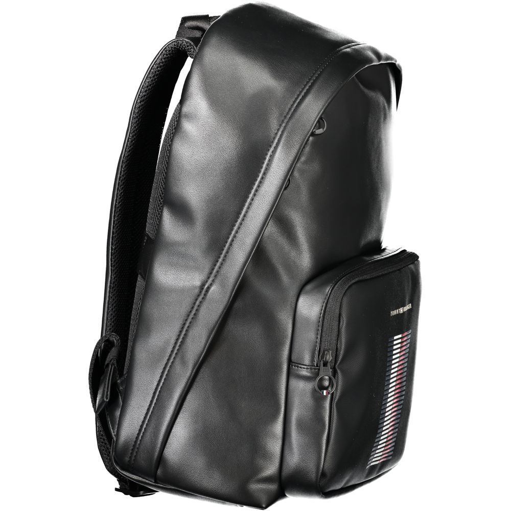 Tommy Hilfiger Zwarte Polyethyleen Herenrugzak