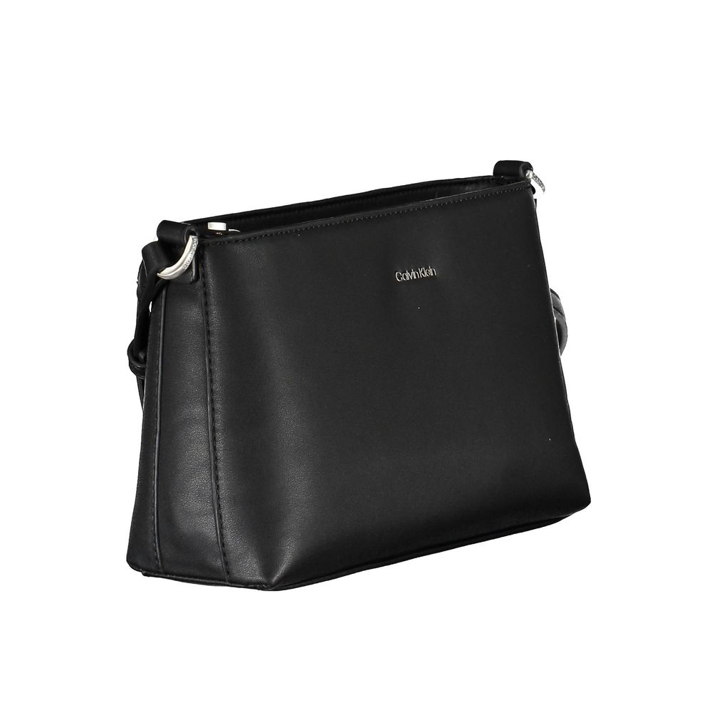 Calvin Klein Zwarte Polyester Dames Handtas