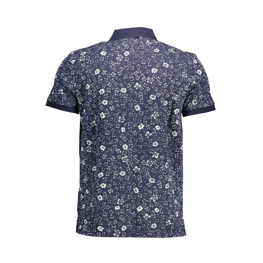 Polo homme en coton bleu Gant