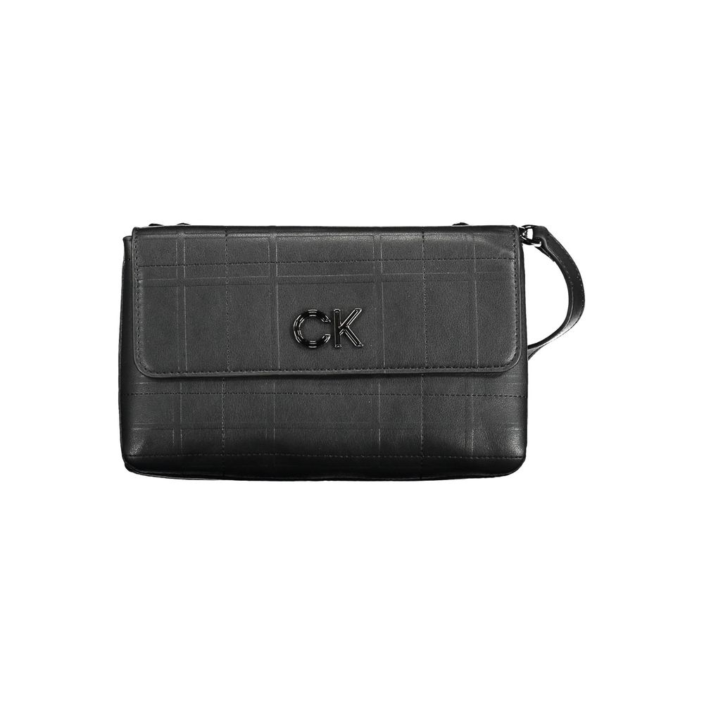 Calvin Klein Zwarte Polyester Dames Handtas