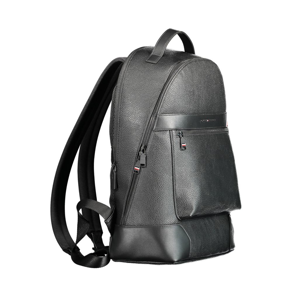 Tommy Hilfiger Zwarte Polyethyleen Herenrugzak