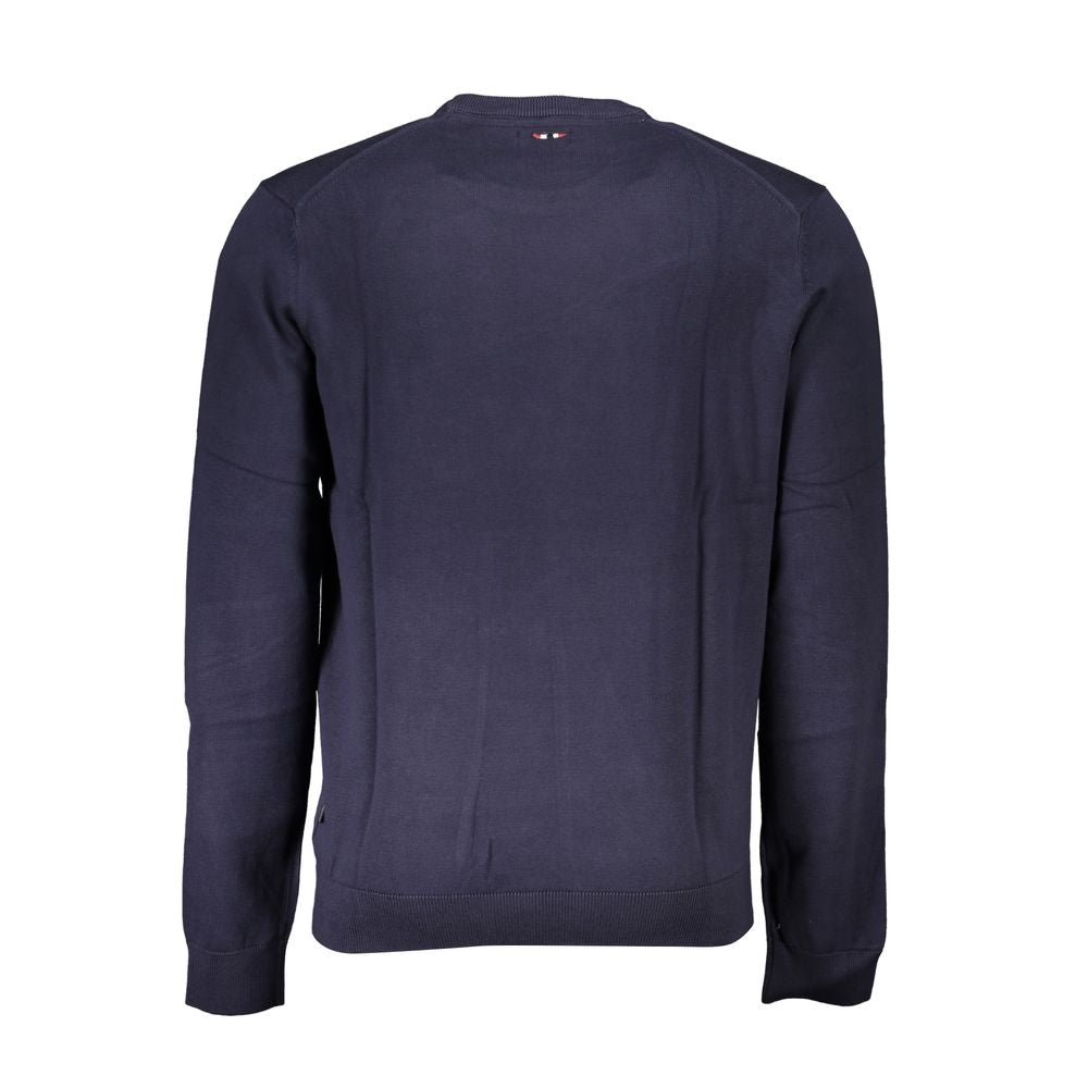 Pull en coton bleu Napapijri pour homme