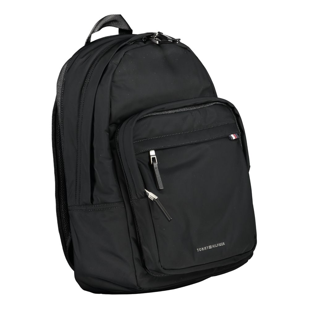 Tommy Hilfiger Zwarte Polyester Rugzak