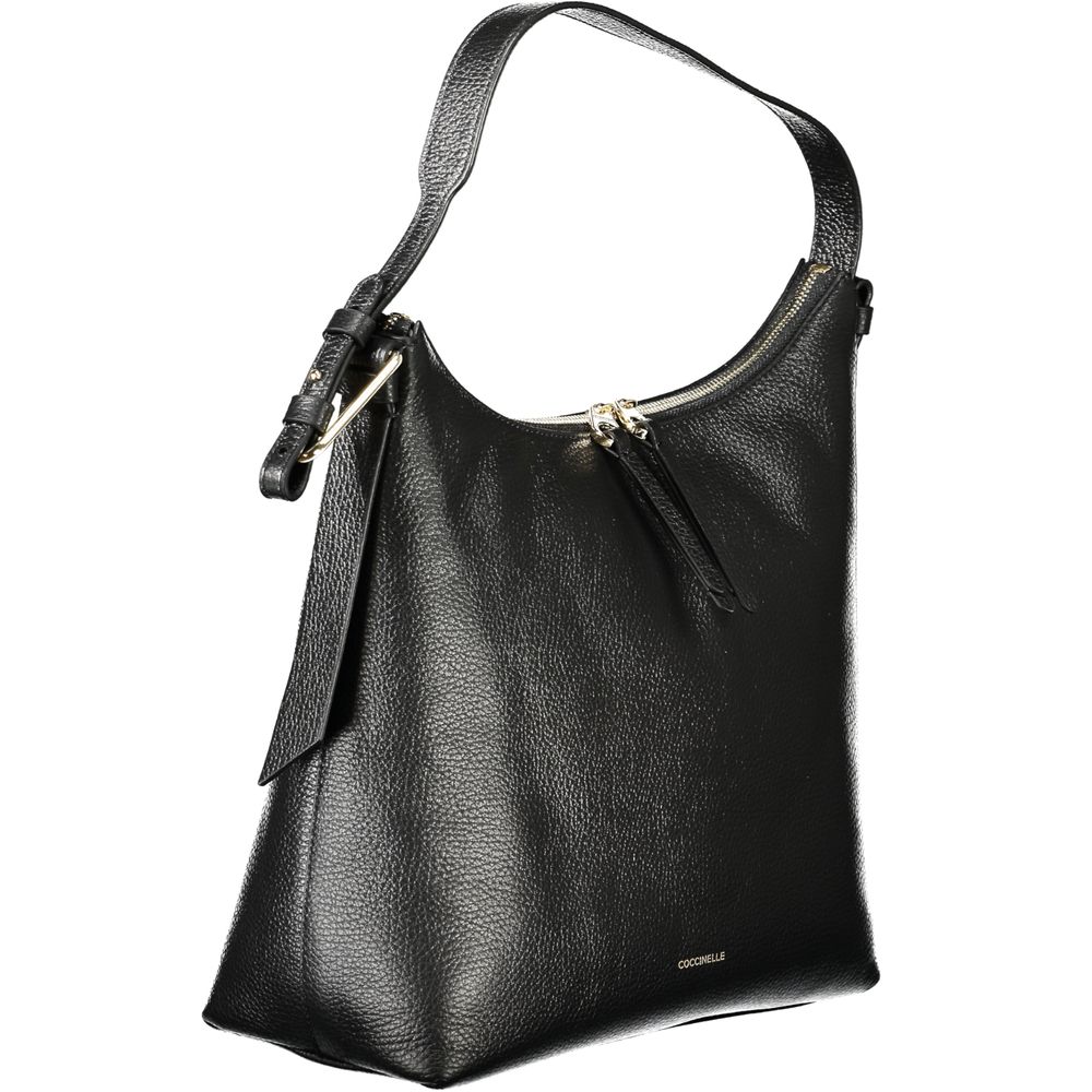 Sac à main Coccinelle en cuir noir pour femme