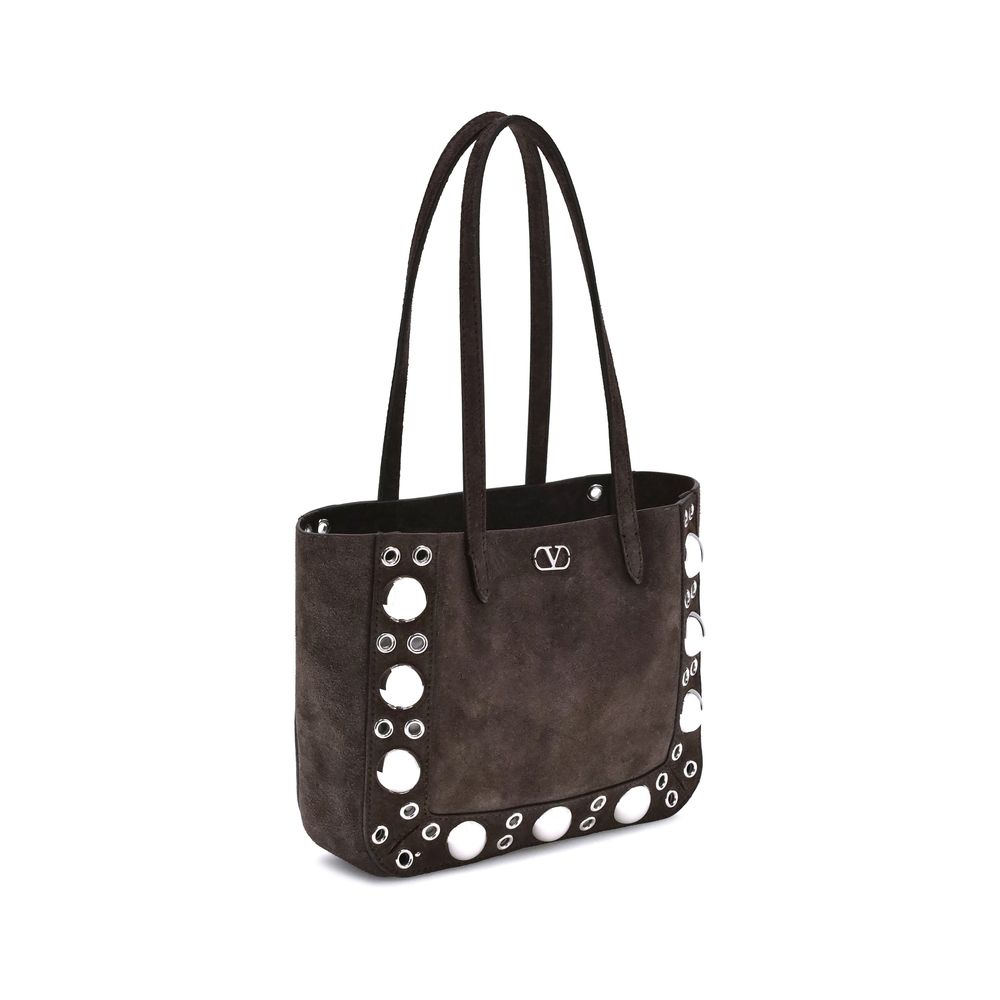Sac cabas Nellcôte en daim Valentino Garavani