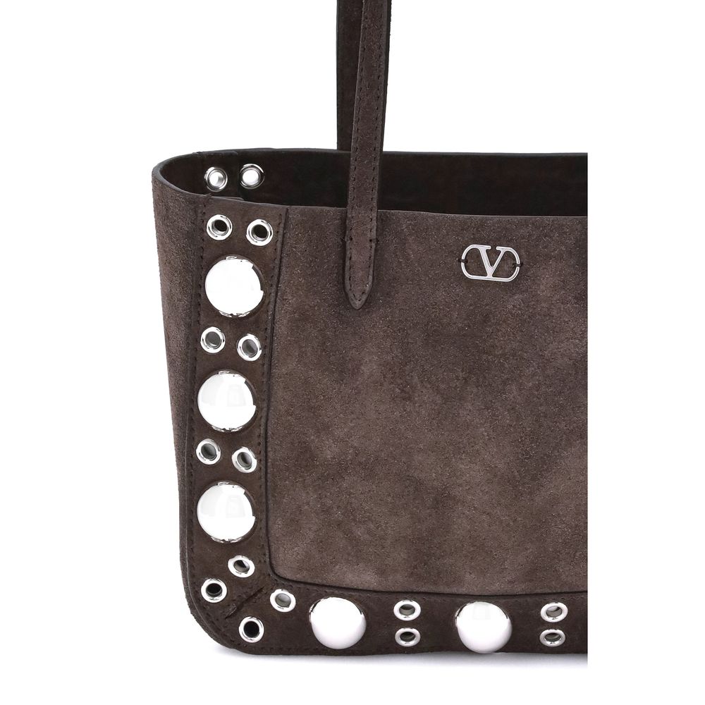 Sac cabas Nellcôte en daim Valentino Garavani