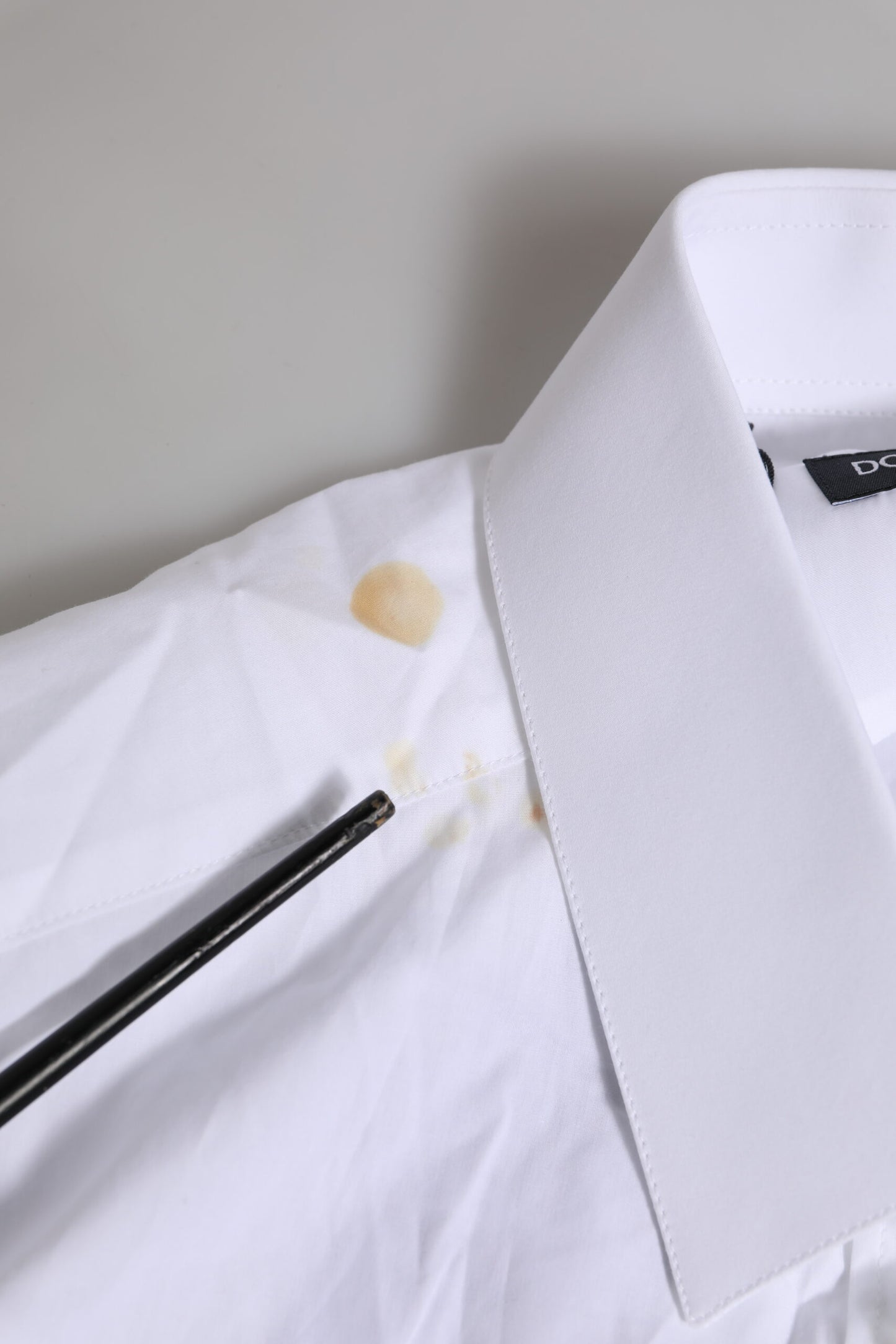 Dolce & Gabbana wit katoenen MARTINI overhemd met lange mouwen voor formele gelegenheden