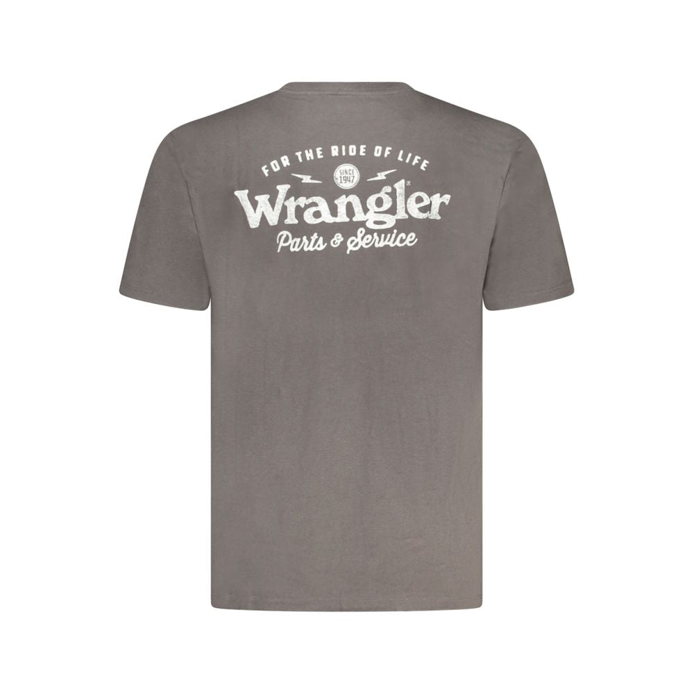 T-shirt en coton noir Wrangler