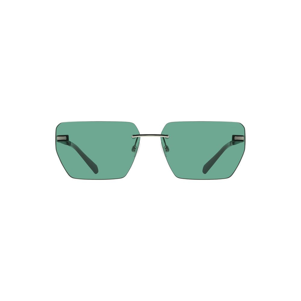 Calvin Klein Groene Metalen Heren Zonnebril