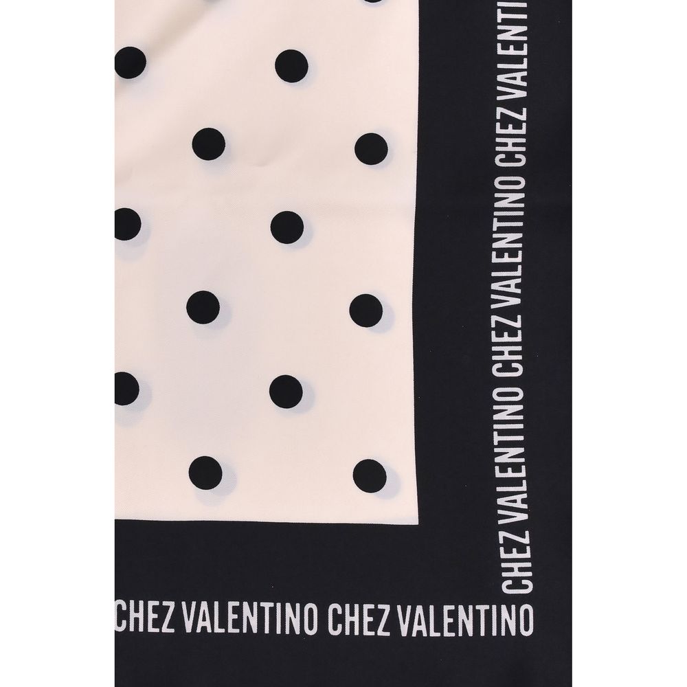 Valentino Garavani Écharpe en soie à pois